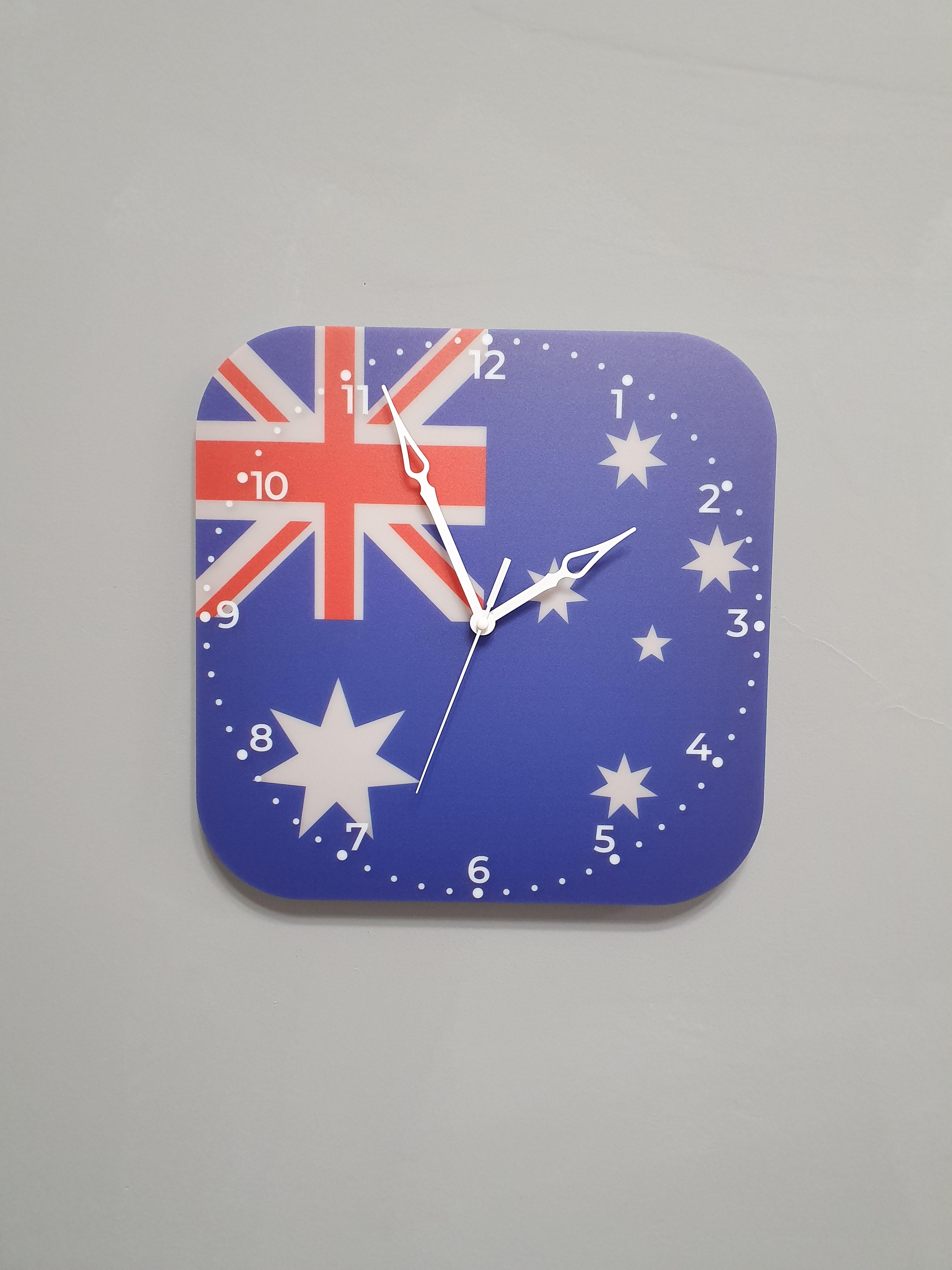 Часы настенные флаг Австралии (3688)