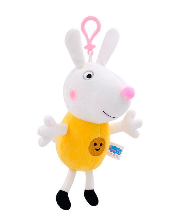 М'яка іграшка-брелок дитяча Свинка Пеппа Кроленя Річард з карабіном 15 см (арт EPC9927M)