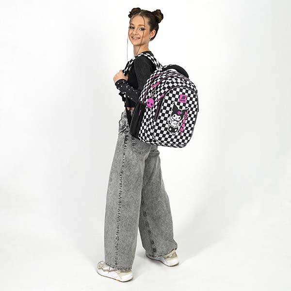 Рюкзак школьный KITE Kuromi 40х29х17 см (ЦБ-00034111) - фото 3 Рюкзак школьный KITE Kuromi 40х29х17 см (ЦБ-00034111) - фото 3