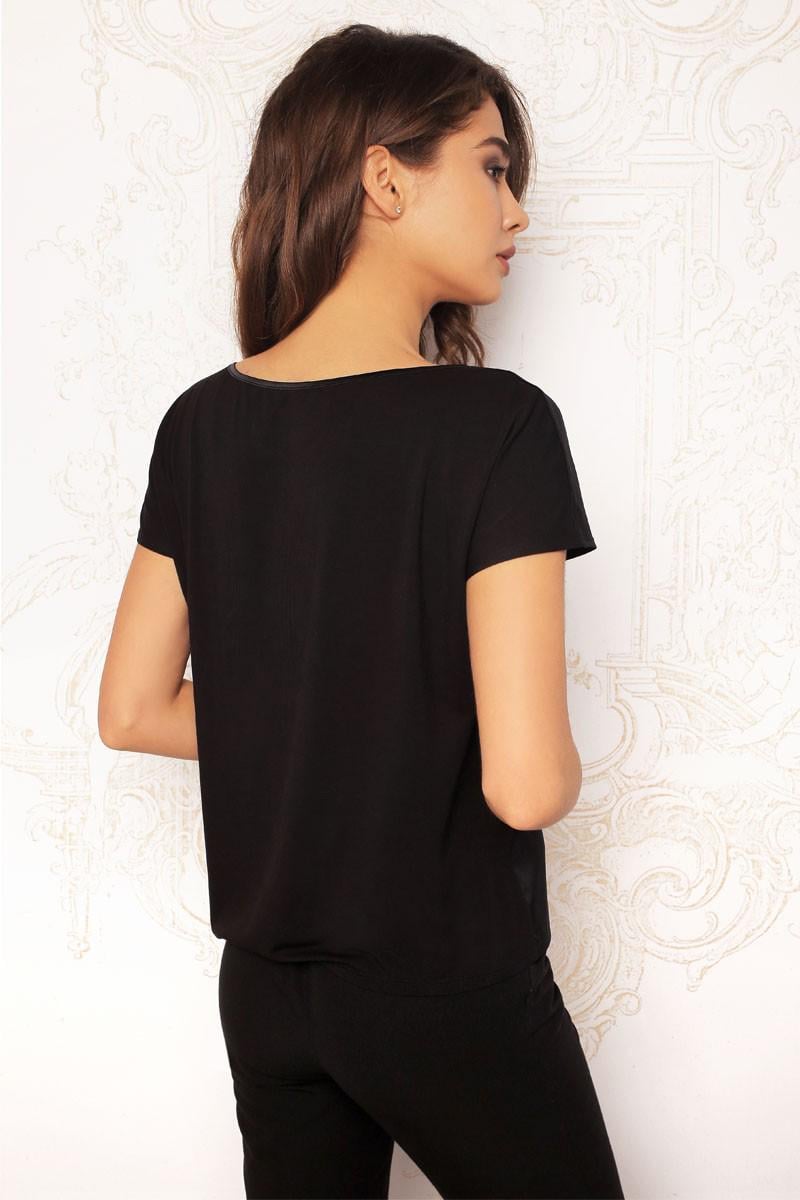 Блуза Anabel Arto р. 54/4XL Черный (64575) - фото 3 Блуза Anabel Arto р. 54/4XL Черный (64575) - фото 3