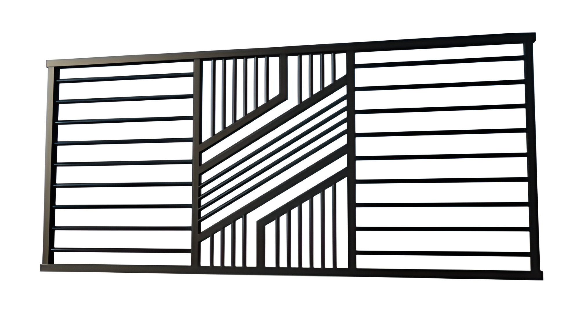 Забор секционный металлический порошковая покраска 1200х2000 мм