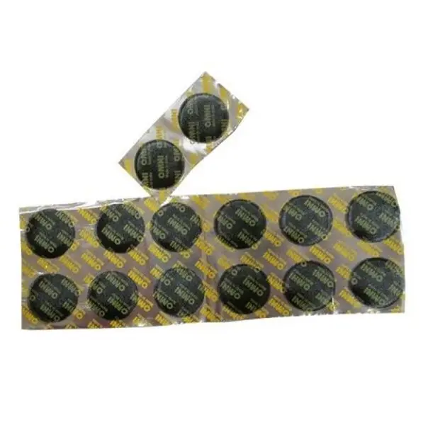 Заплатка TipTop Omni для ремонта камер на фольге круглая 25 мм 12 шт. (1085-6936116100327)