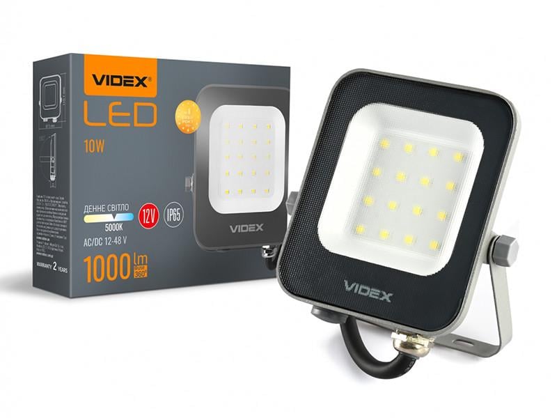Прожектор светодиодный Videx F3e VL-F3e-105W-12V 10W 5000K 12-48 V IP65 (7349)