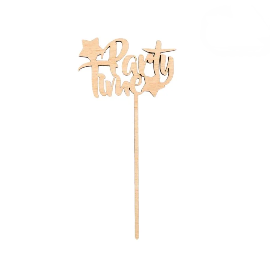 Заготовка топпер для декупажа Rosa Talent Party Time фанера 6,8х13,9 см 5 шт. (4823100190183)