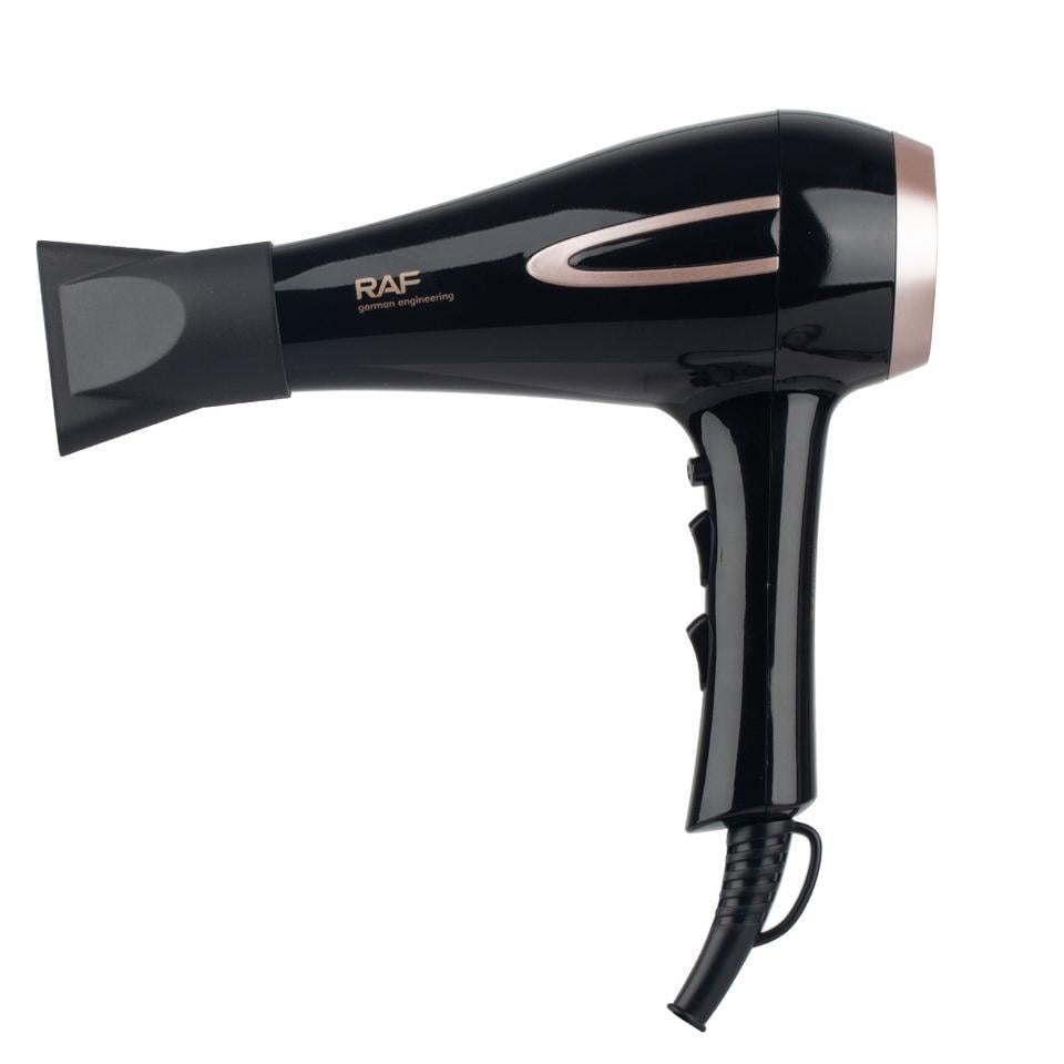 Фен для волос RAF R.408 Черный (800966)