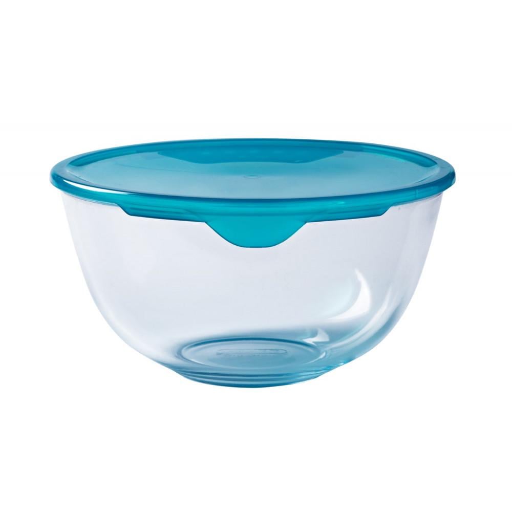 Форма скляна PYREX C&S з кришкою 1 л 16 см (179P000/7043)