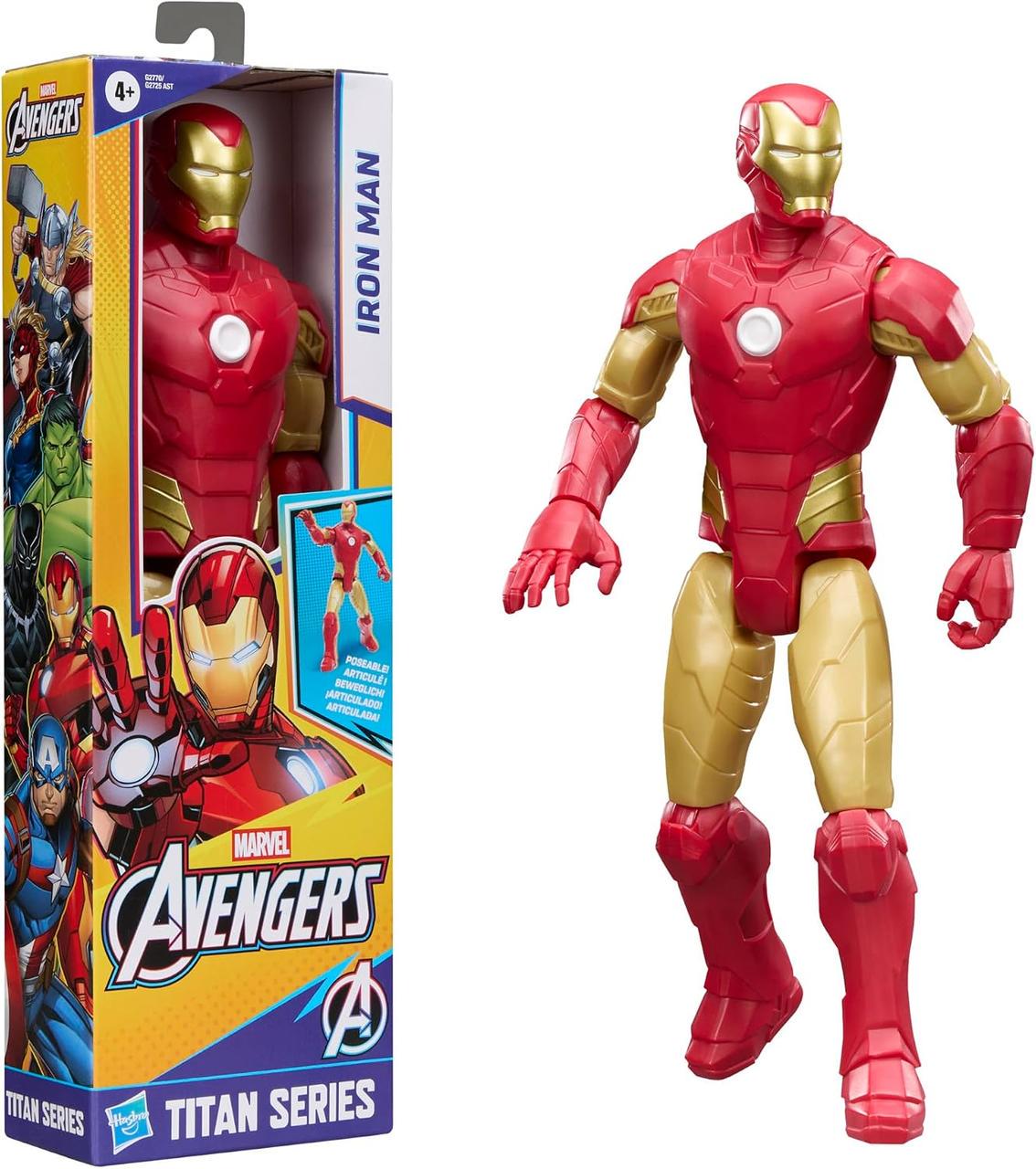 Игровая фигурка Action Figure Marvel Titan Hero Iron Man 12" Железный человек 30 см (G2770)