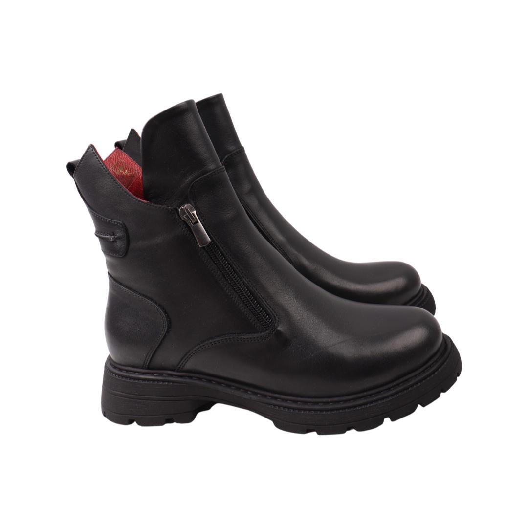 Ботинки женские Gossi из кожи р. 36 Черный (86-22ZHC)