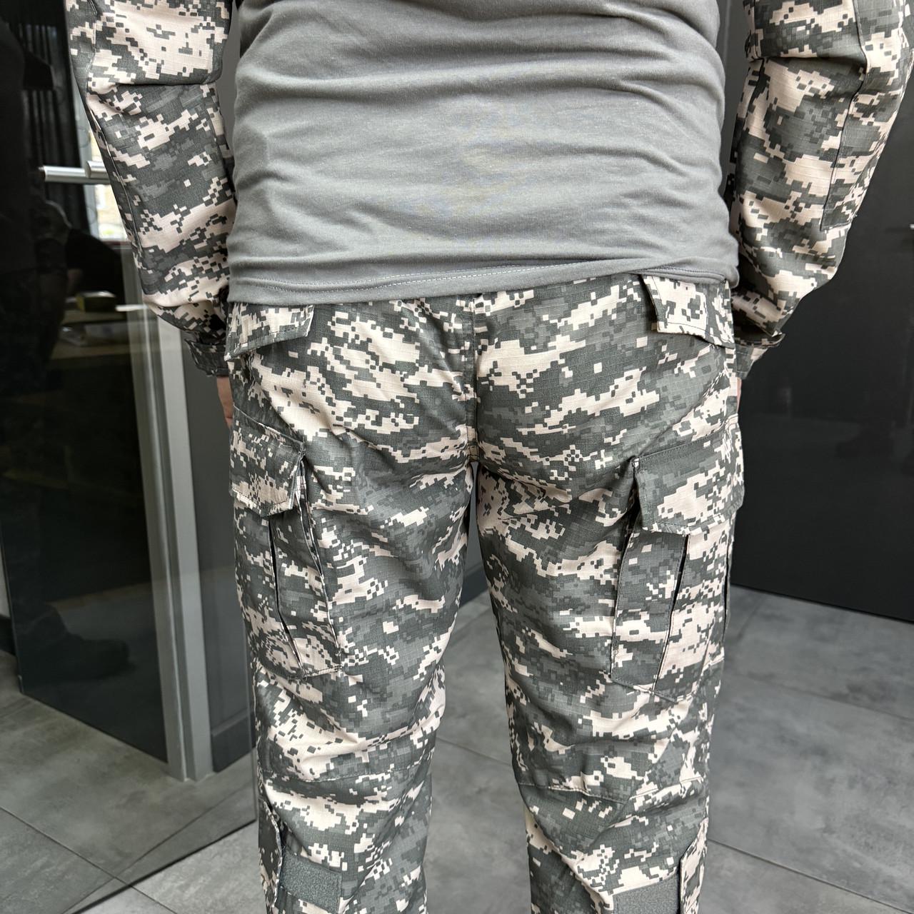 Военная форма Combat убакс с брюками 3XL Пиксель НАТО (245102-245289) - фото 9