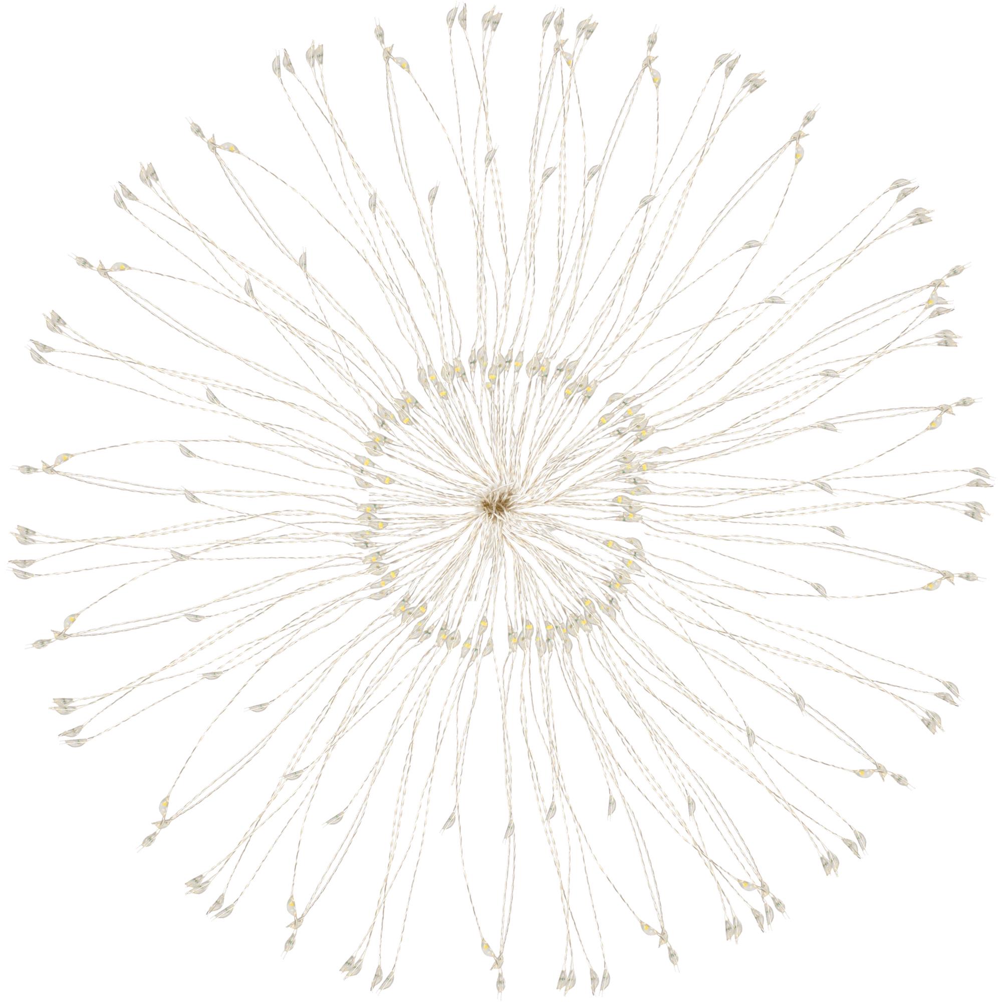 Гірлянда феєрверк Springos 3D на батарейках 100 LED Warm white (CL0181) - фото 2 Гірлянда феєрверк Springos 3D на батарейках 100 LED Warm white (CL0181) - фото 2