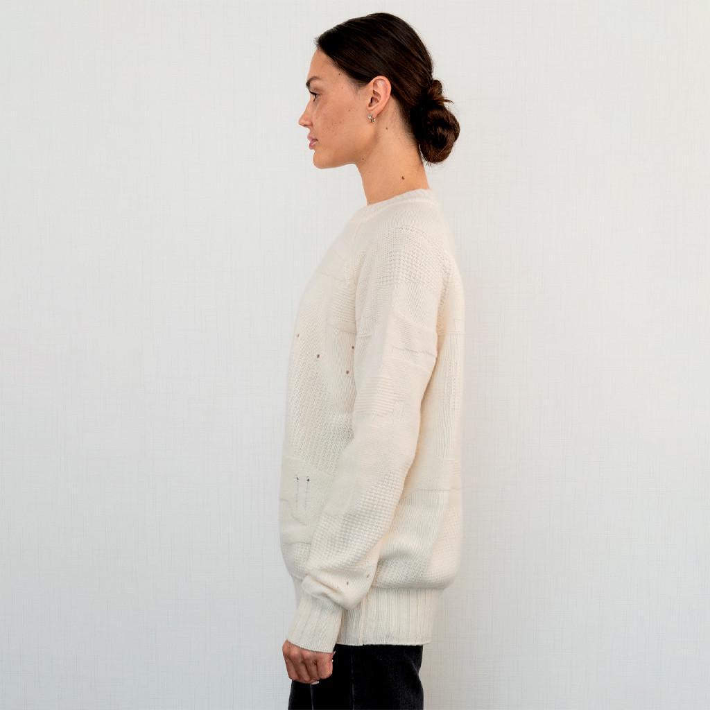 Светр жіночий повсякденний Loro Piana M Білий (2797308619) - фото 4 Светр жіночий повсякденний Loro Piana M Білий (2797308619) - фото 4