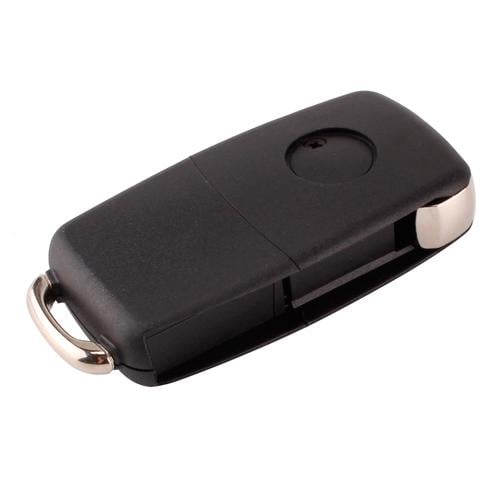 Заготовка-корпус для ключа запалювання автомобіля під чіп 2 кнопки для Volkswagen без леза DKT0269 Black (535911) - фото 2