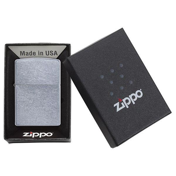 Зажигалка ZIPPO 207 Classic street Chrome - фото 5