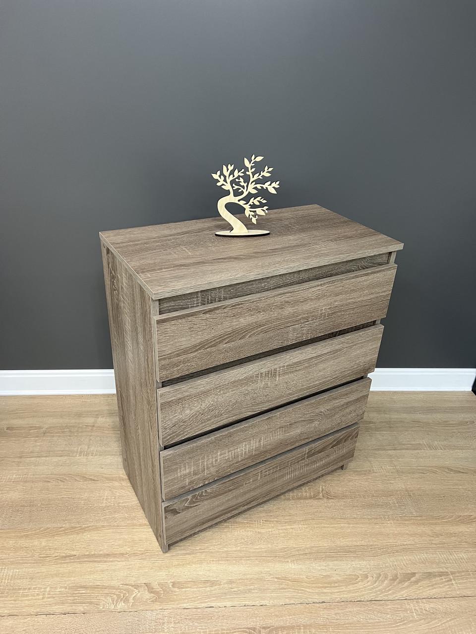 Комод Кватро 4 шухляди 700х860х380 мм Дуб сонома трюфель - фото 7 Комод Кватро 4 шухляди 700х860х380 мм Дуб сонома трюфель - фото 7