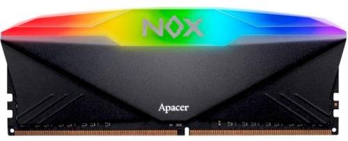 Память 8 Gb x2/16Gb Kit DDR4/3200 MHz/Apacer NOX RGB, Black (AH4U16G32C28YNBAA-2)
