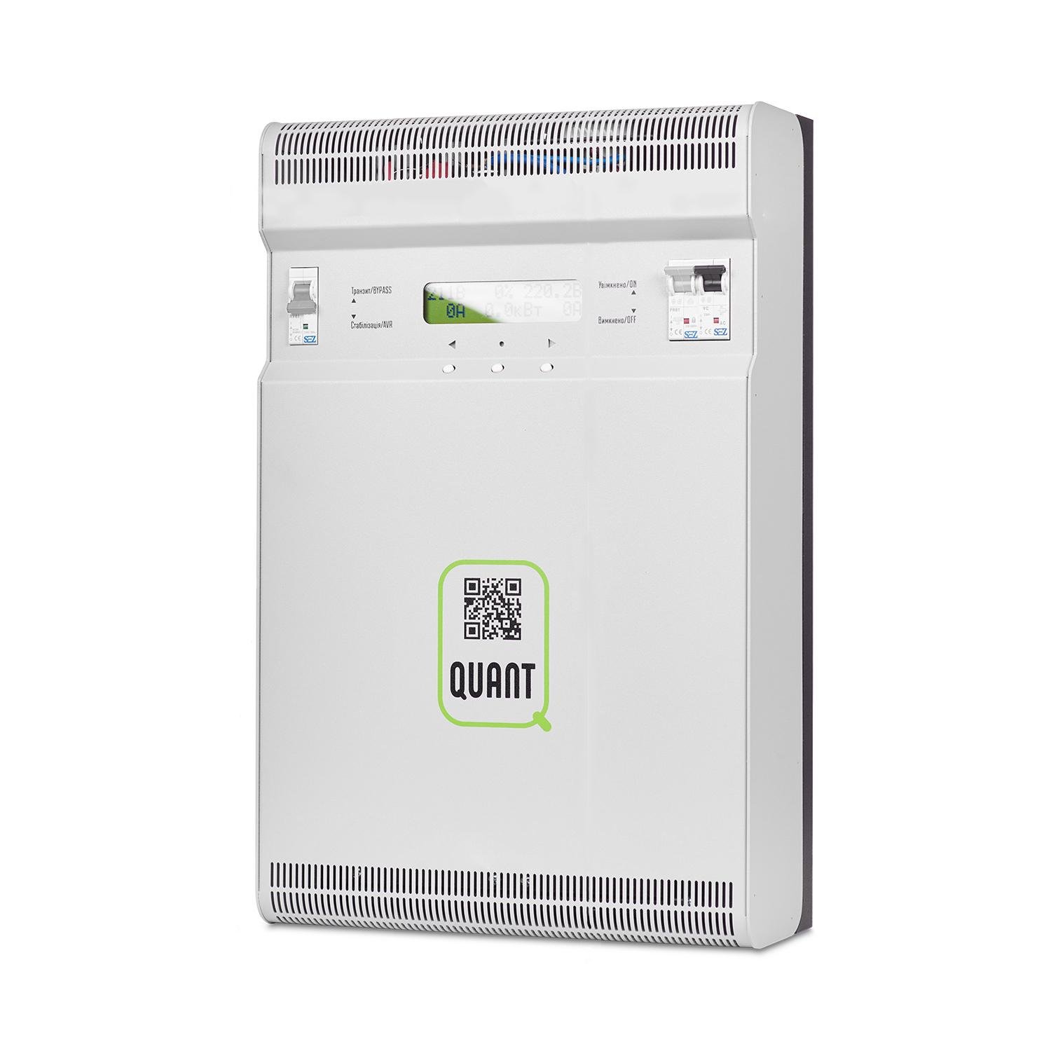 Стабілізатор напруги інверторний Quant-11 однофазний 11 kW Grey (QUANT-11-1F) - фото 3