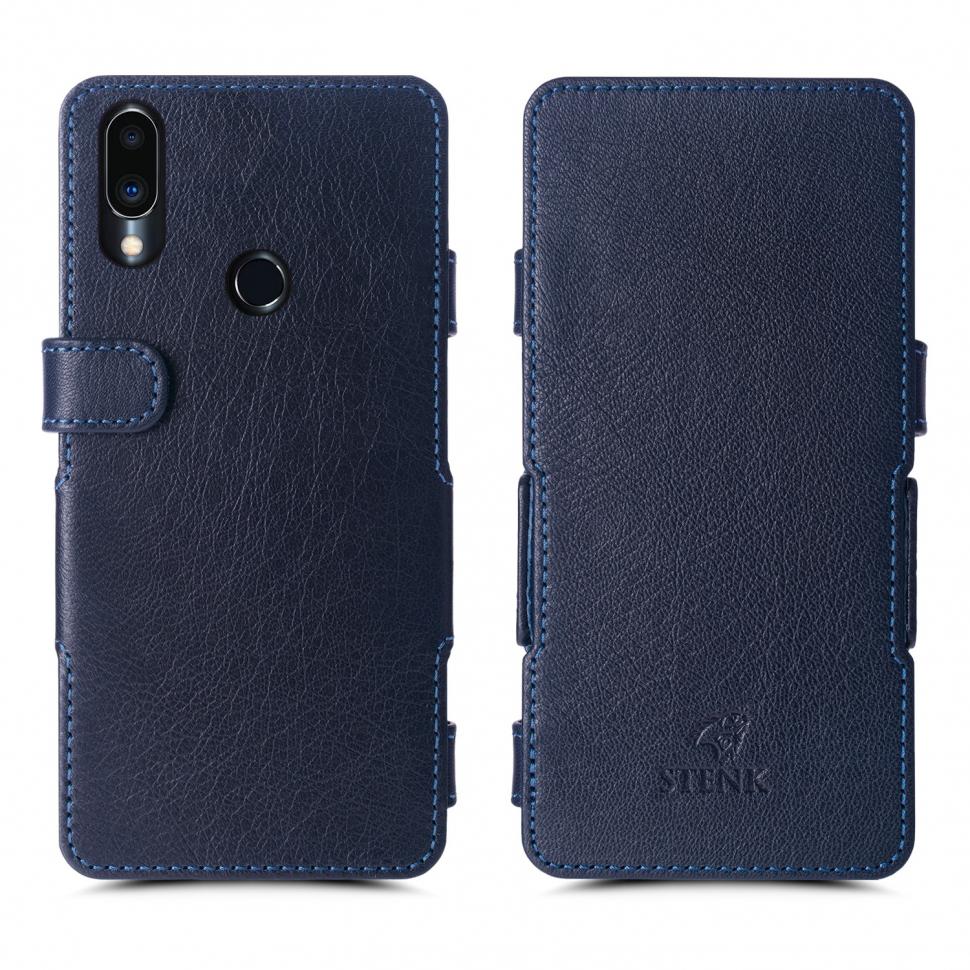 Чехол книжка Stenk Prime для Meizu Note 9 Синий (63569)