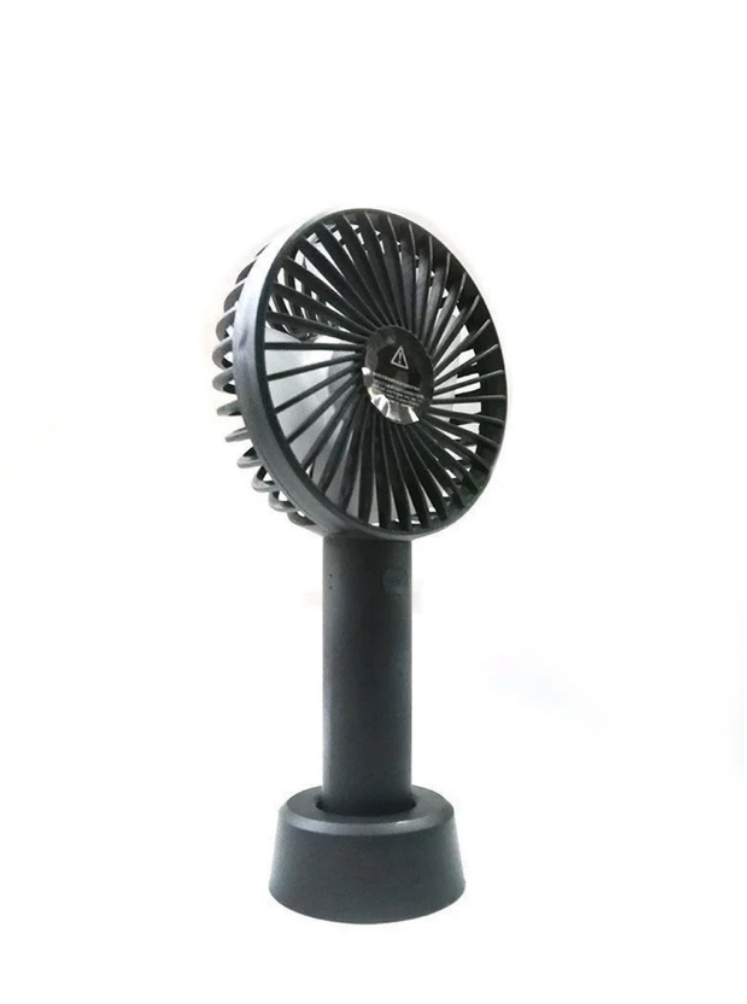 Вентилятор ручной FAN 6502 SS-2 9419 Черный (30151435В)