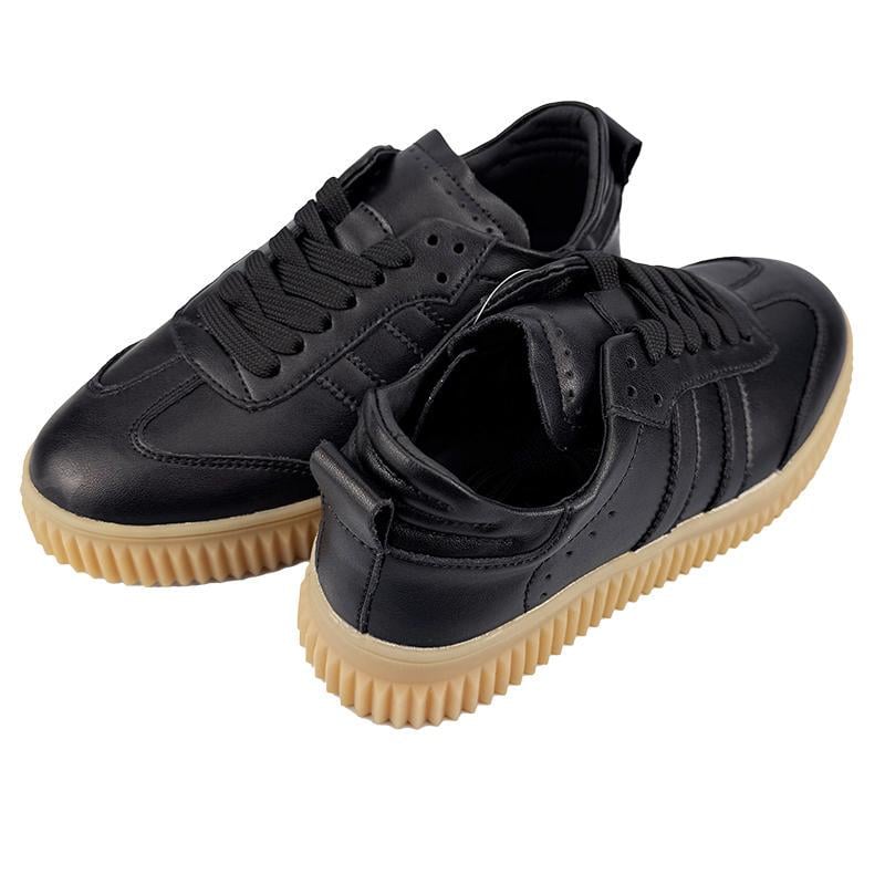 Кеди жіночі шкіряні 7060-6 p. 37 24 см Чорний - фото 3 Кеди жіночі шкіряні 7060-6 p. 37 24 см Чорний - фото 3