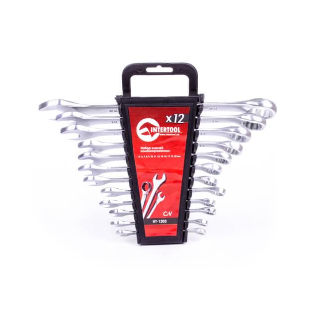 Набір ключів комбінованих Intertool HT-1203 12 пр. (111026) - фото 2