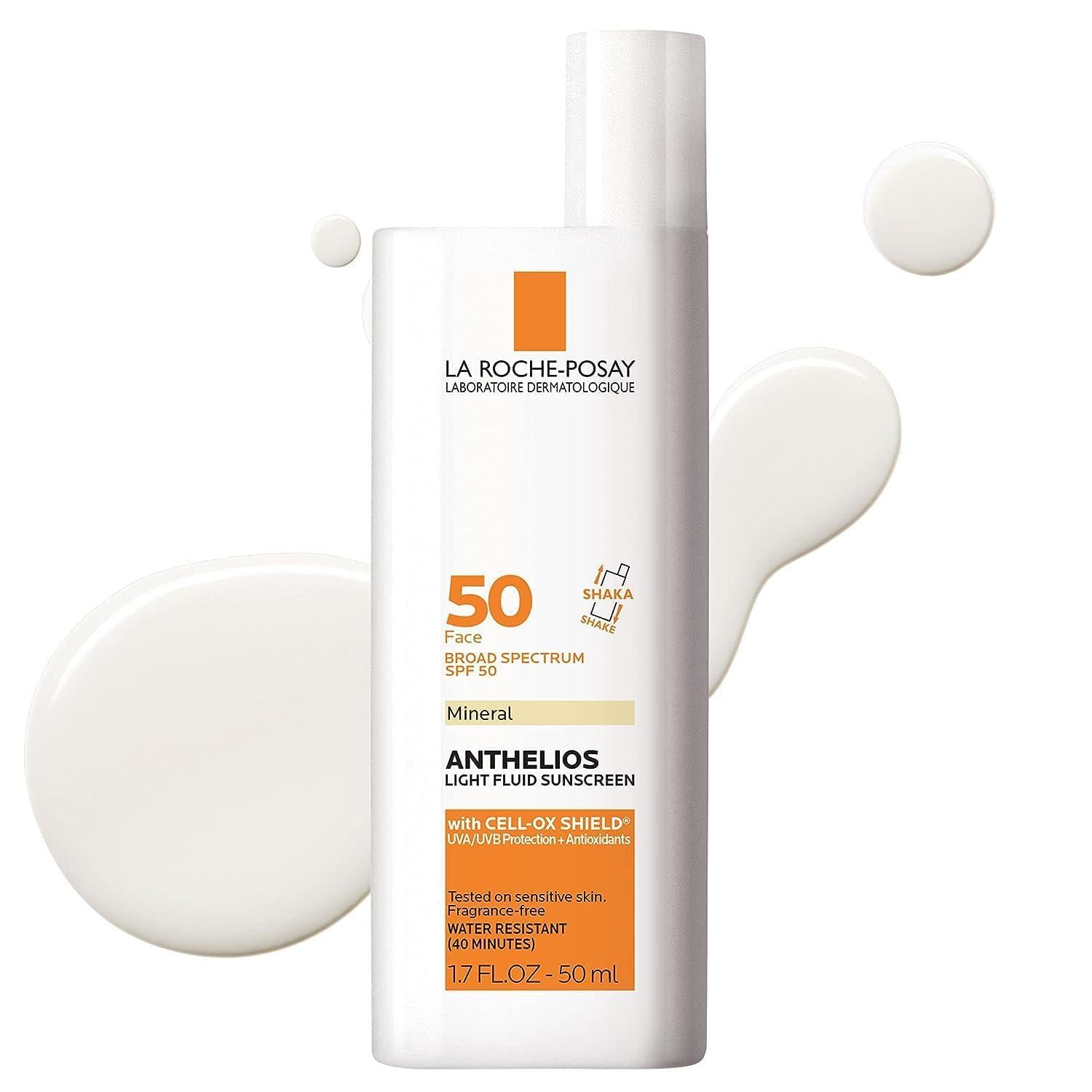 Флюид для лица солнцезащитный La Roche-Posay Anthelios 50 Mineral Ultra Light Sunscreen Fluid SPF50 минеральный 50 мл (883140000907)