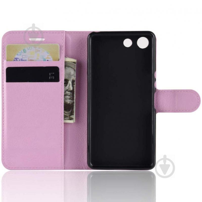 Чехол-книжка Litchie Wallet для Sony Xperia Ace / XZ4 Compact Pink (hub_jRxf59734) - фото 4