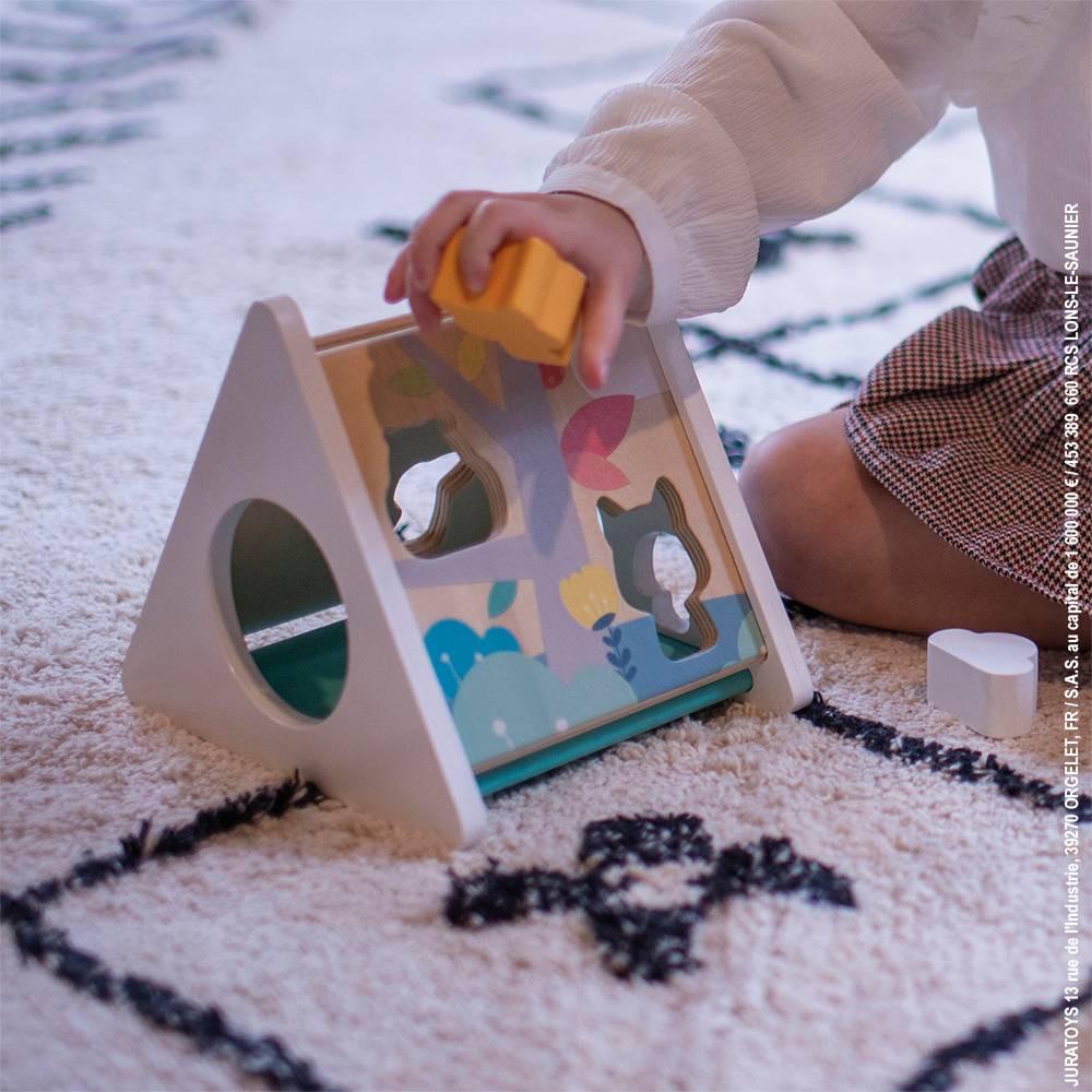 Сортер деревянный развивающий Janod J05150 (29596734) - фото 7 Сортер деревянный развивающий Janod J05150 (29596734) - фото 7