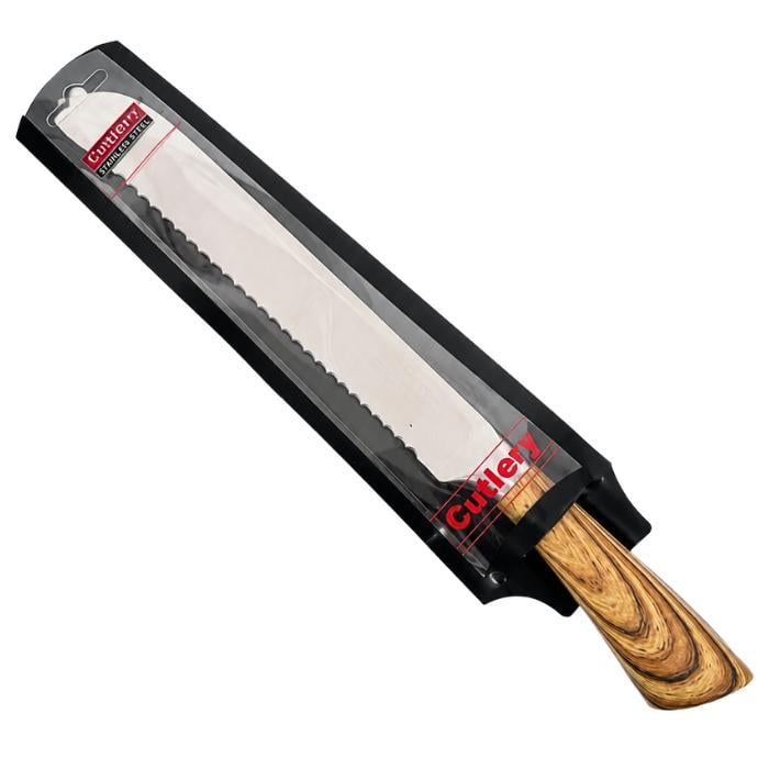 Нож кухонный хлебный Cutlery 34 см 2 шт. (7020) Нож кухонный хлебный Cutlery 34 см 2 шт. (7020)