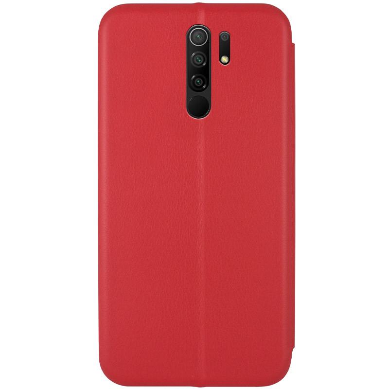 Противоударный кожаный чехол (книжка) Classy для Xiaomi Redmi 9 Красный - фото 3