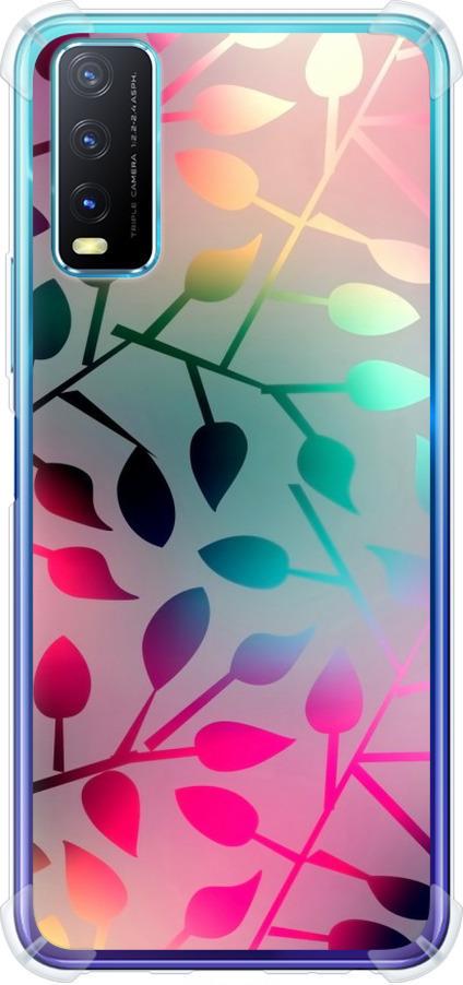 Чехол на Vivo Y20 Листья (2235sp-2078-42517)