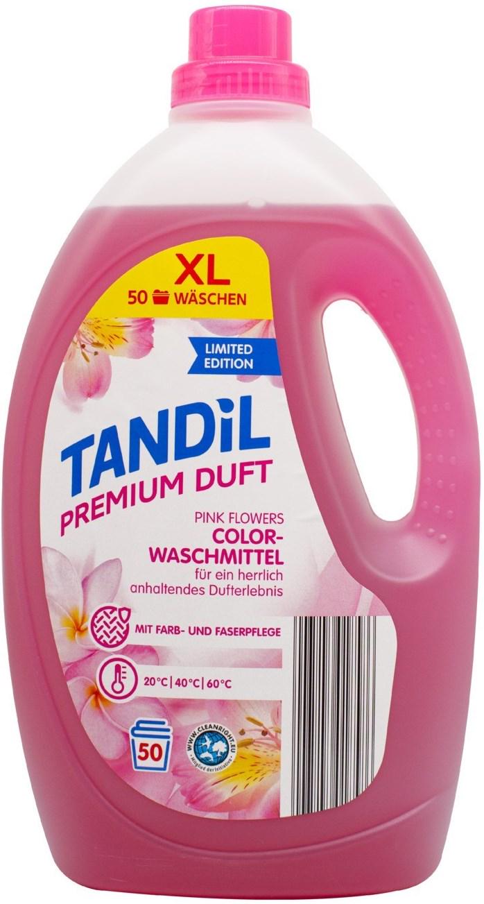 Гель для прання Tandil Premium Pink Flowers Colorwaschmittel 2,75 л 50 циклів прання (14107)
