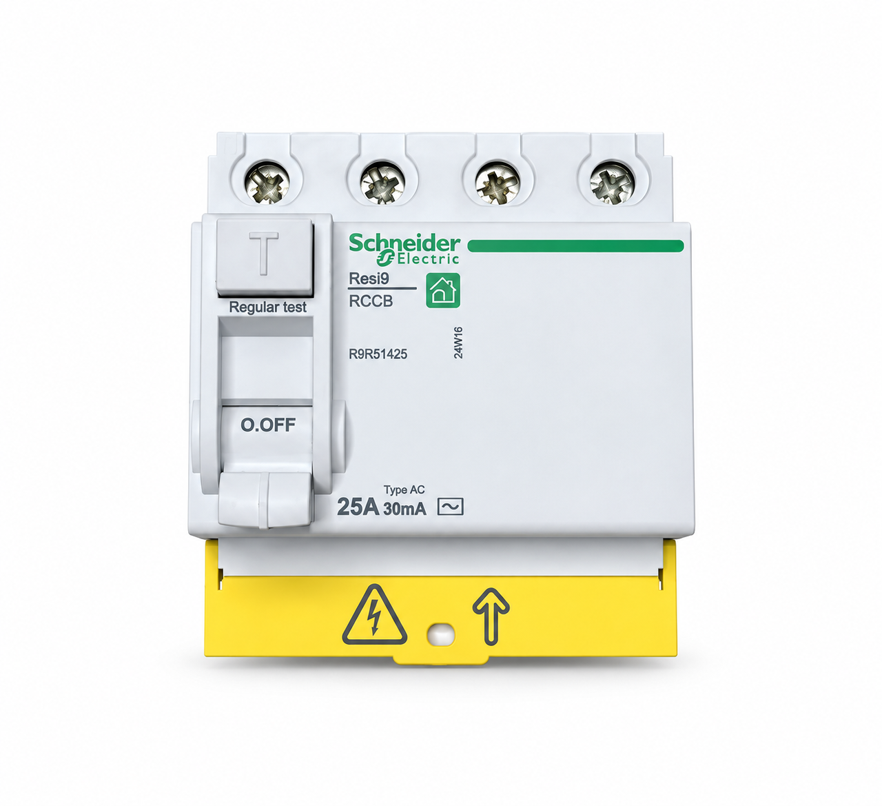 Дифференциальное реле 4-п. SCHNEIDER ELECTRIC RESI9 25A ОС 30mA C2