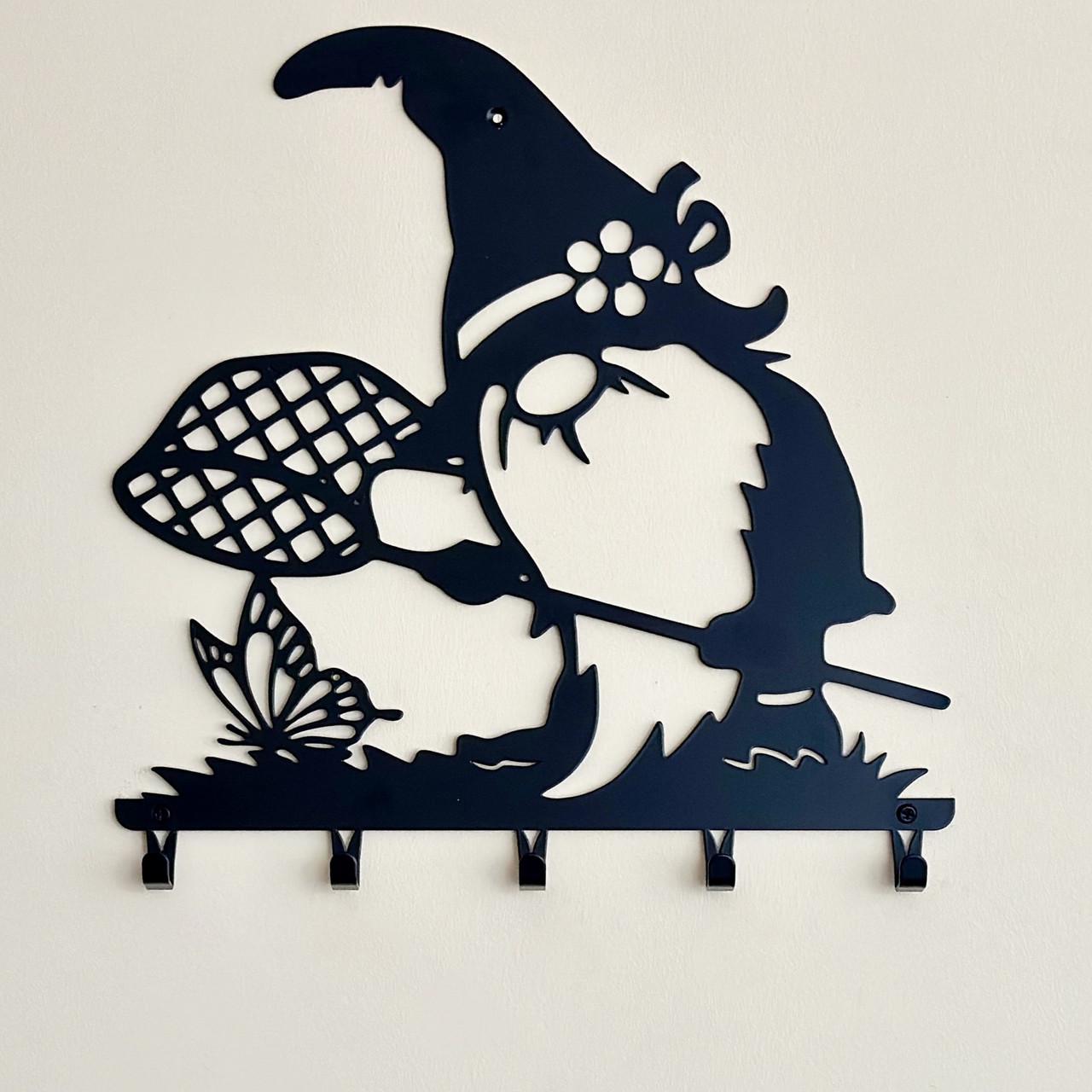 Вішалка для одягу та аксесуарів Гном 5 гачків ширина основи для гачків 40 см (27022526M)