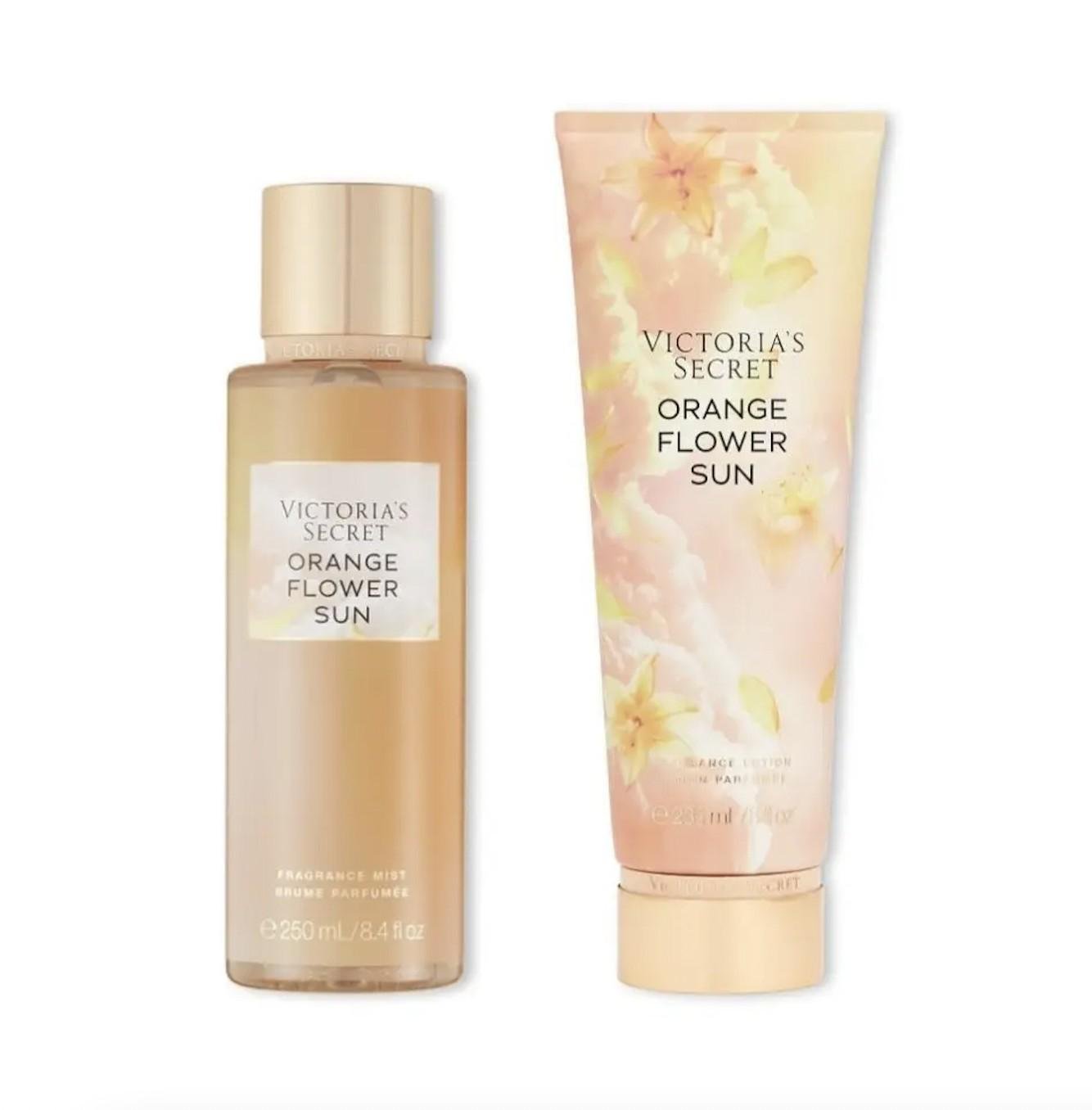 Подарунковий набір Victoria's Secret Orange Flower Sun спрей /лосьйон 250/236 мл