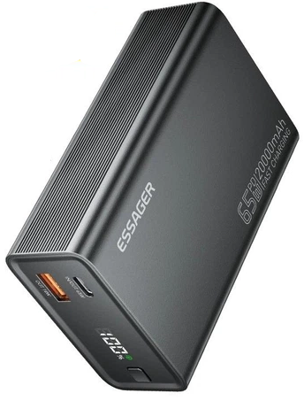 Павербанк Essager 65W 20000 mAh быстрая зарядка