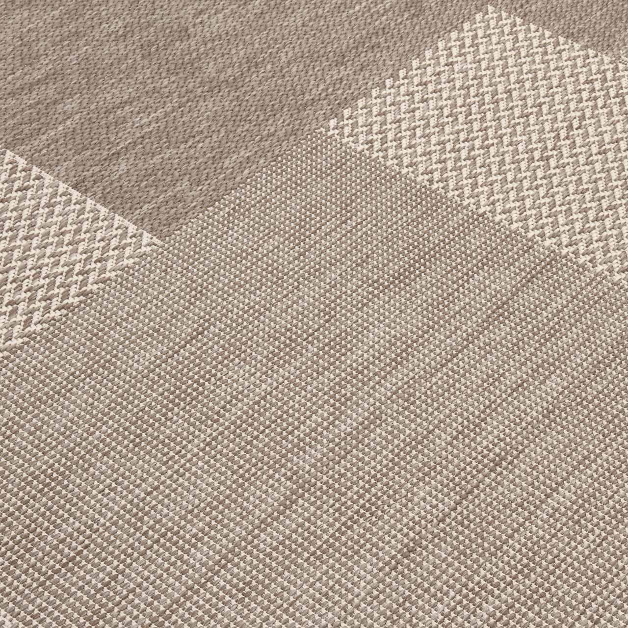 Ковер безворсовый на резиновой основе DAKARIA Flex Run 19682/111 2x2 м Бежевый (00-00022142) - фото 10