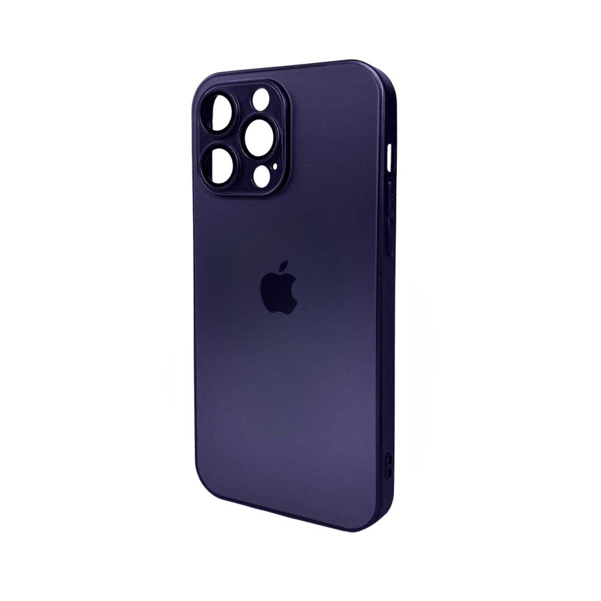 Противоударный чехол для Apple iPhone 15 Pro Max AG Glass Matt Frame Color / Deep Purple