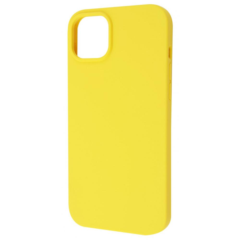 Чехол-накладка для телефона WAVE Full Silicone Cover iPhone 14 Plus/15 Plus Light yellow