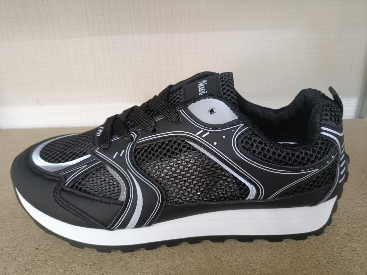 Кросівки жіночі літні сітка р. 40 Чорний (30083601)