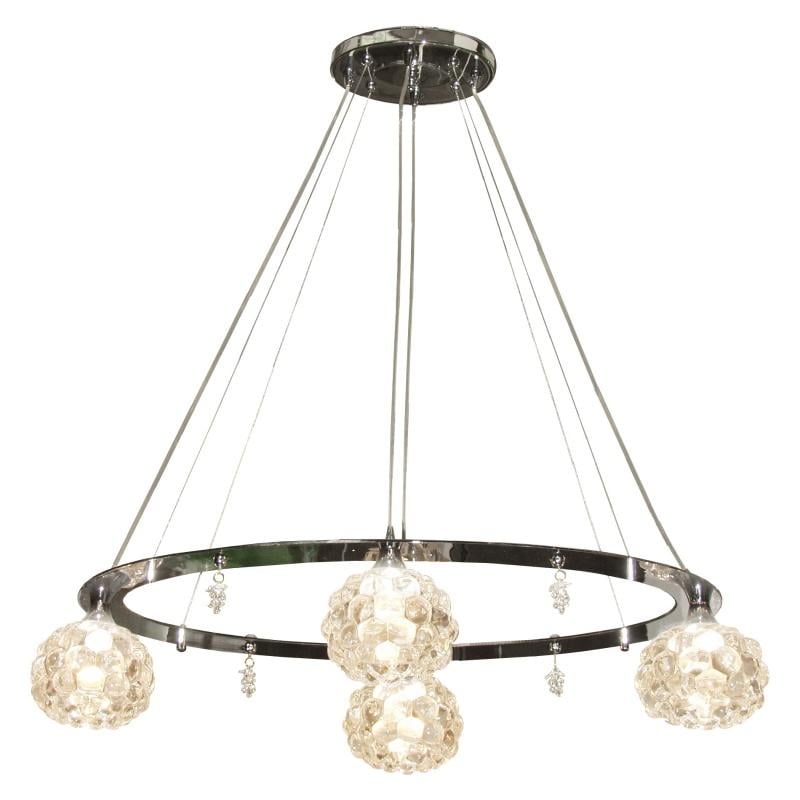 Люстра стельова підвіс Brille BR-160S/4 на 4 плафона лофт