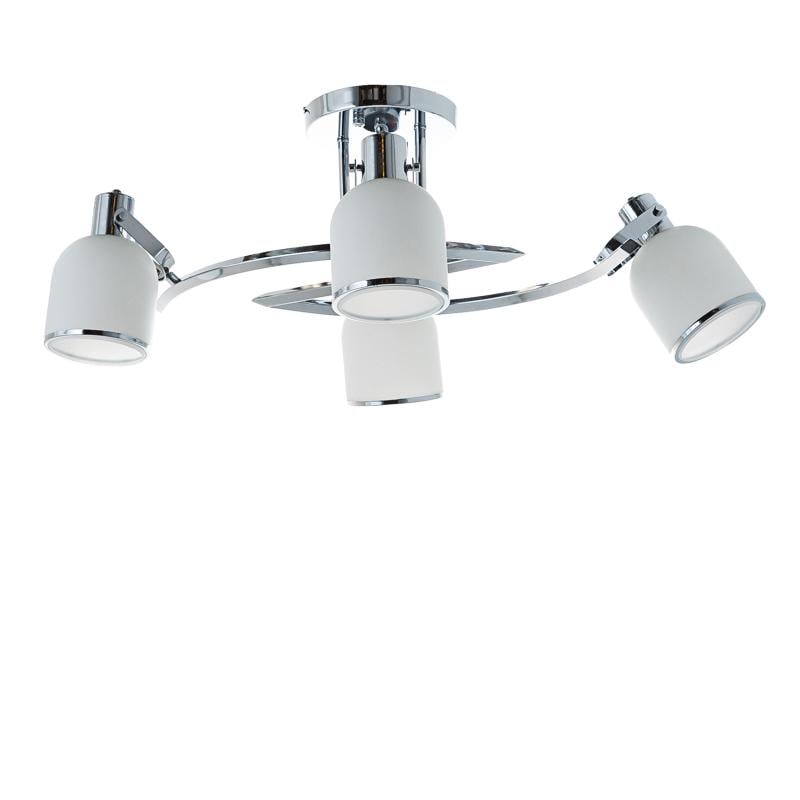 Люстра потолочная Light House ES-15797/4 на четыре лампы Хром