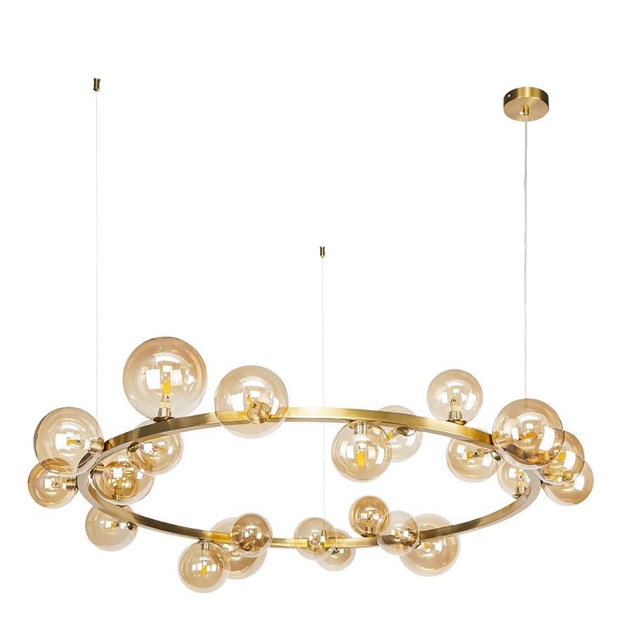 Люстра Levistella 918LP267-24 GAB+BR Молекула на 24 плафона Коричневый/Бронзовый (2590411873)