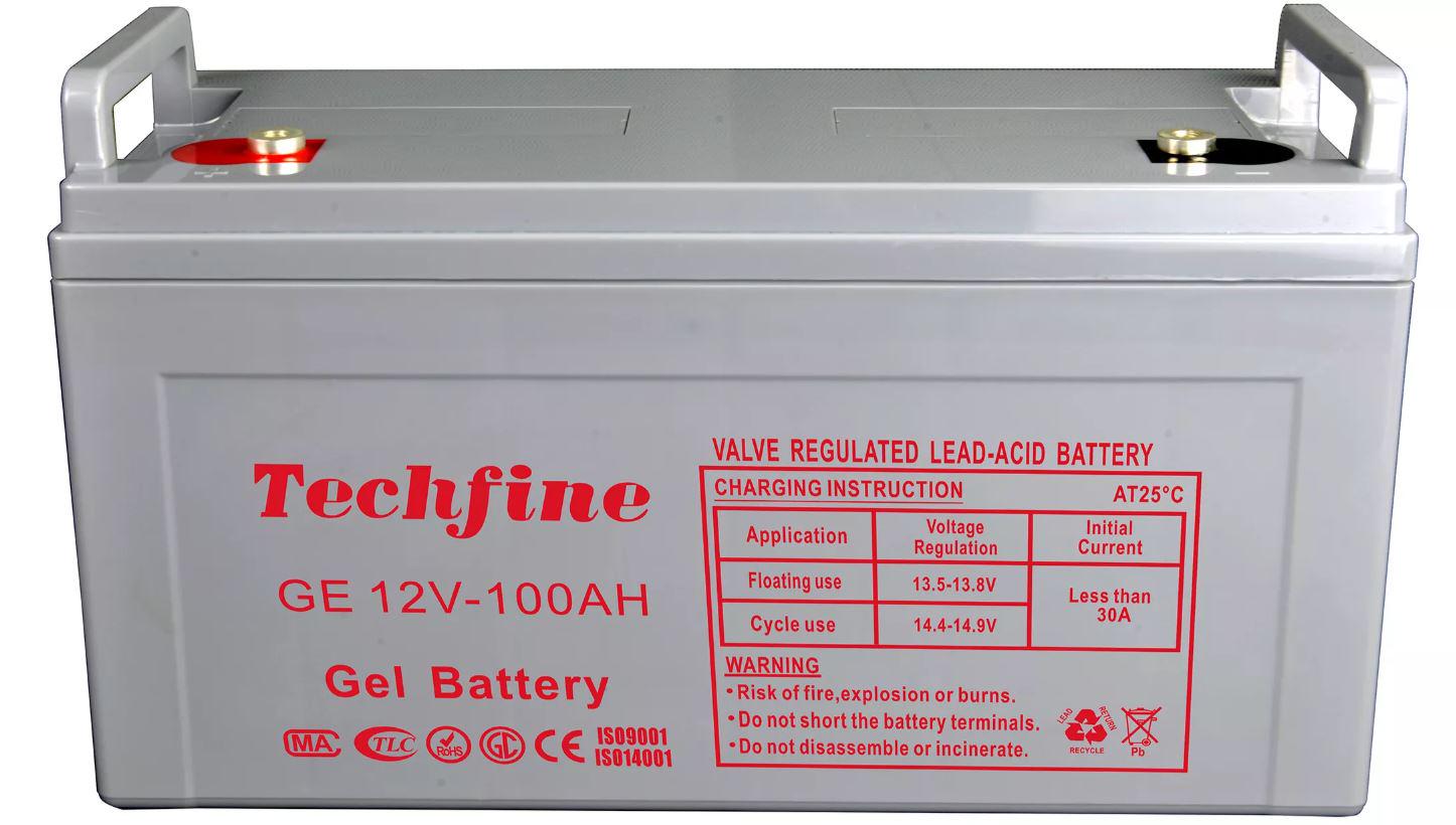 Батарея акумуляторна Techfine GE12V 100AH (GE12100) - фото 2