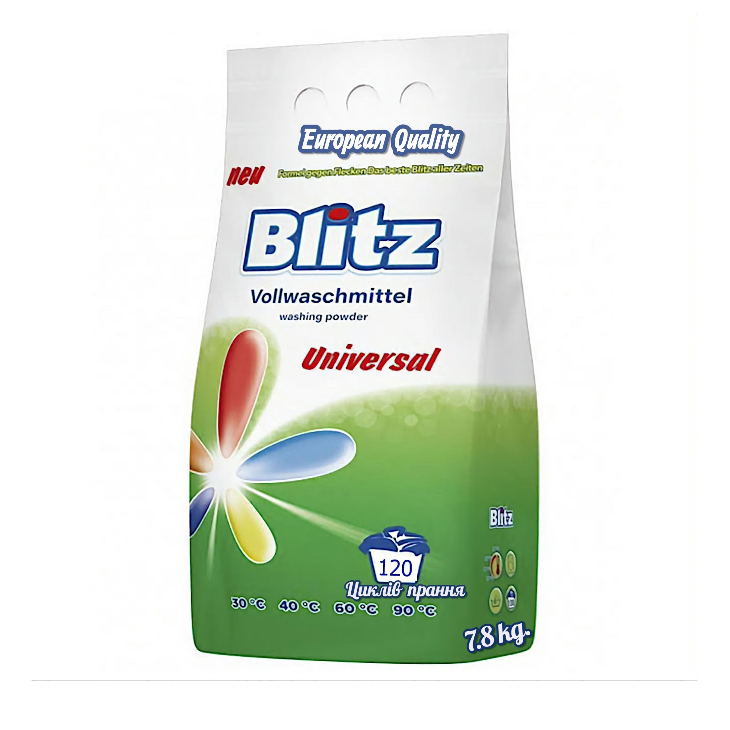 Порошок для стирки универсальный BLITZ Vollwaschmittel 7,8 кг 120 цыклов стирки (303156)