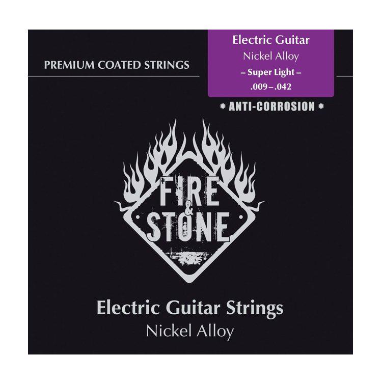 Струны для электрогитары Fire&Stone Coated Nickel Alloy 9-42 (G-673210)