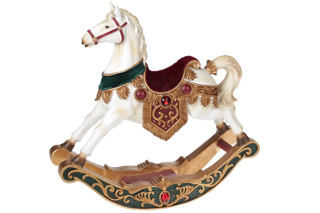 Декоративная статуэтка BonaDi Лошадка-качалка (837-143)