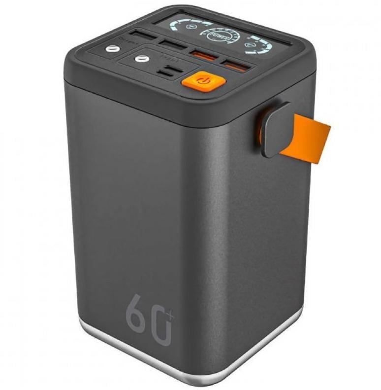 Батарея для ноутбука/планшета с быстрой зарядкой o2 project pd+qc 65w 60000 mah Черный (25062051) - фото 2