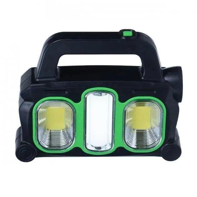 Фонарь-прожектор аккумуляторный Hurry Bolt HB-6169 USB LED с солнечной панелью 1500 мАч Белый (30568548)
