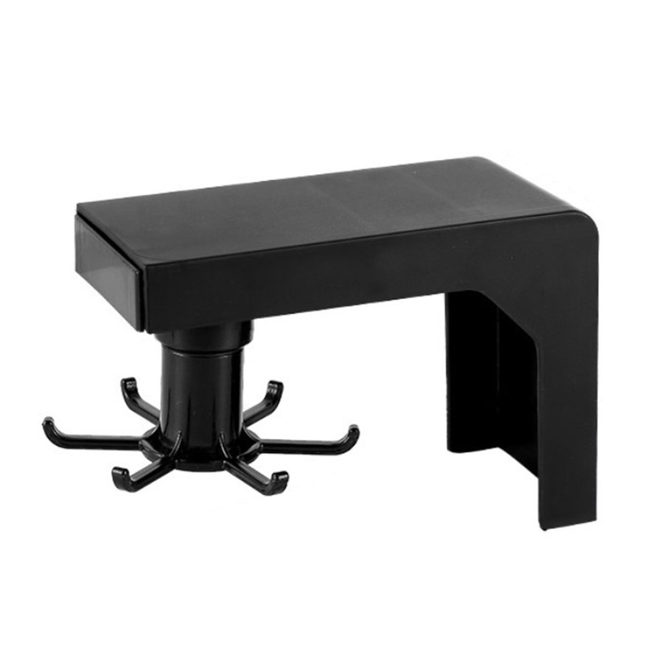 Тримач кухонний Lesko 6 гачків для кухонних приладів Чорний (1129986725) Тримач кухонний Lesko 6 гачків для кухонних приладів Чорний (1129986725)