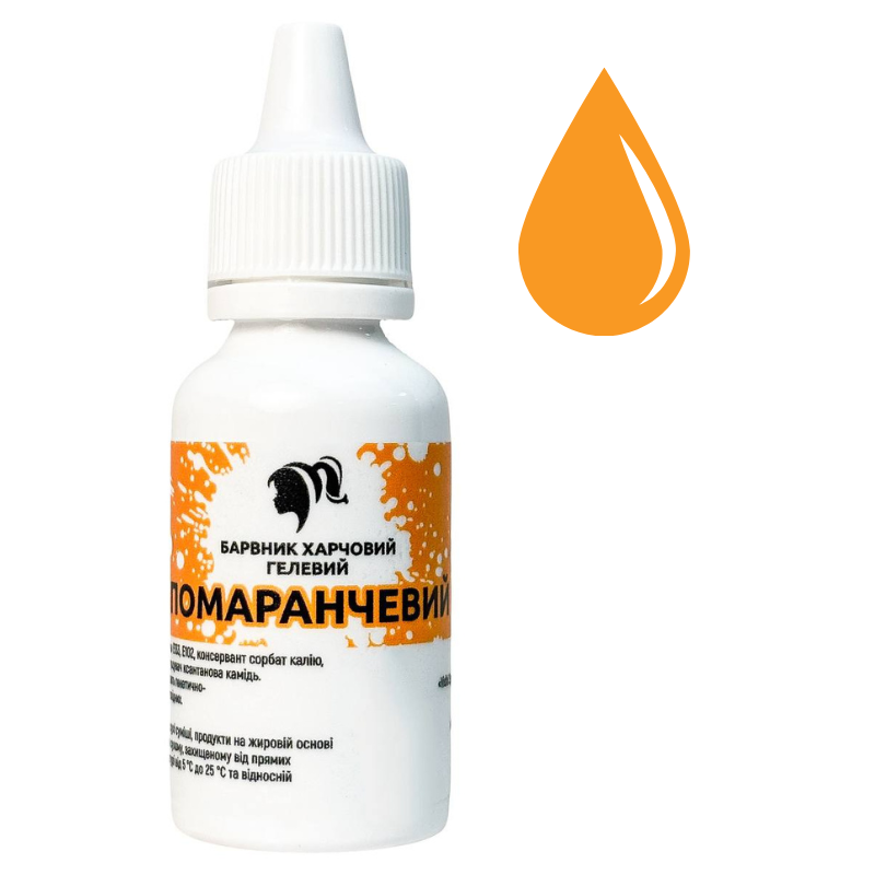Краситель гелевый 50 мл Оранжевый (11663) - фото 1 Краситель гелевый 50 мл Оранжевый (11663) - фото 1